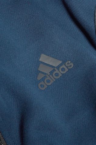 adidas Navy 3 Stripe Essential Hoody